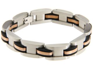 Breil Milano Cave Stainless Steel and Rose Gold IP Bracelet $115.00