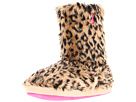 Justin Furry Boot Slippers Brown Leopard    