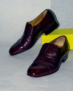 TESTONI ITALY CLASSIC DRESS LOAFER CORDOVAN SZ 5 M OUTSTANDING