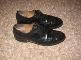 Barker Shoes Black Leather 9 UK 43 EU Con Very Good Brogues