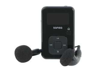 SanDisk Sansa Clip 1 0 Black 4GB MP3 Player SDMX18R 004GK A57