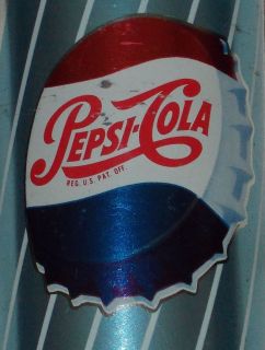 60s Pepsi 12oz Steel Soda Can No Top Probably A Display Can Nice Nice 