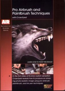 part aba d1bm01 pro airbrush and paintbrush techniques dvd with cross 