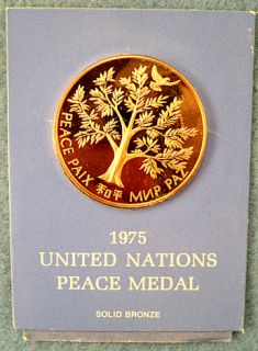 United Nations Peace Medal 1975