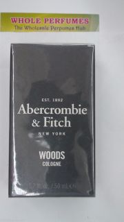 ABERCROMBIE FITCH WOODS FOR MEN 1 7 OZ COLOGNE SPRAY NEW IN BOX