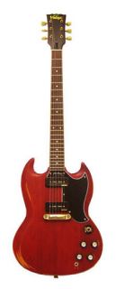 Vintage (brand) Mick Abrahams Signature SG style electric guitar Trev 