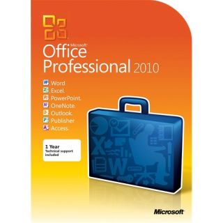 Microsoft Office Professional 2010 Windows 885370047677