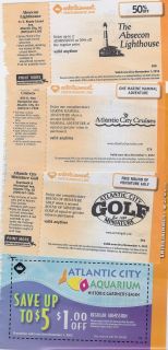 Coupons Absecon Lighthouse Atlantic City Mini Golf Aquarium AND 