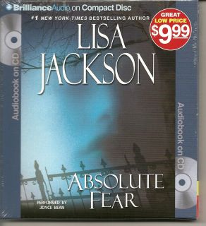 Absolute Fear by Lisa Jackson Audio 5 CD Abridged