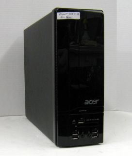 Acer Aspire AX1700 U3700A Mini Tower Desktop PC 2 4GHz 4GB 750GB DVDRW 