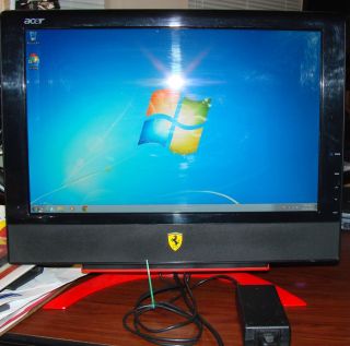 Acer Ferrari F20 Monitor 20 Red 1680 x 1050 Pixels