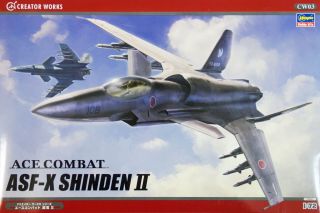   64503 CW03 1 72 Scale Model Kit Ace Combat ASF x Shinden II 2