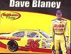 2011 Dave Blaney 36 Accell Sponsor NASCAR Postcard