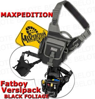 Maxpedition Black Foliage Fatboy Versipack Sling 0403BF