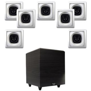 Acoustic Audio AS6S 1700W 7 1 Surround Sound System w 7 4 Speakers 8 