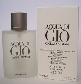 Acqua Di Gio by Giorgio Armani 3 4 oz EDT Spray Tester for Men