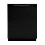 GE Dishwasher ADA Compliant Black Front w Stainless Tall Tub 