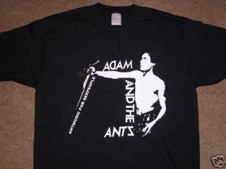   Ants Ants Invasion Tour 1980 T Shirt Punk Bow WOW WOW Adam Ant
