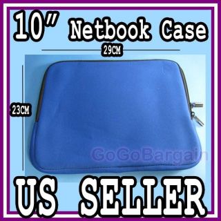 blue Netbook Case for Acer Aspire One 10 1 Dell Mini 9 10 fujitsu 