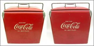 1940s Vintage Acton Mfg Drink Coca Cola Coke Cooler for Picnic or 