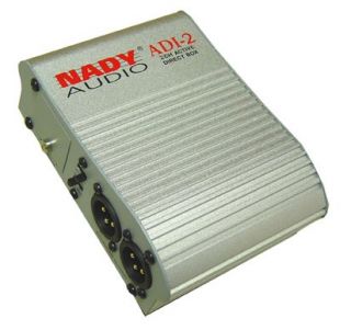 Nady ADI 2 Dual Channel Active DI Direct Box, Ground Lift, 1/4 In/Out 
