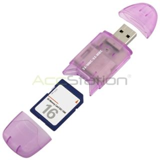 Memory Card Reader Adapter for MMC SD to USB Flash Fast