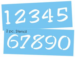 Stencil Jester 2 5 Numbers Country Home Address Signs