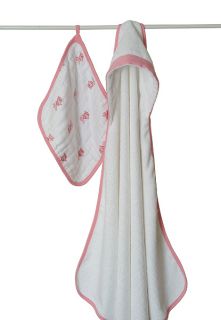 Aden Anais Hooded Towel Washcloth Set Water Baby