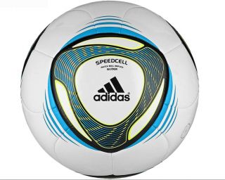 adidas SC GLIDER 2011 Soccer Ball Brand New White Sky Yellow Sz 5