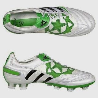 Youth 5 Adidas Predator x TRX FG J White Lime Green Soccer Cleats 