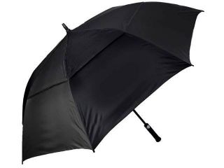 Orlimar Cyclone 62 Golf Double Canopy Auto Open Umbrella Black