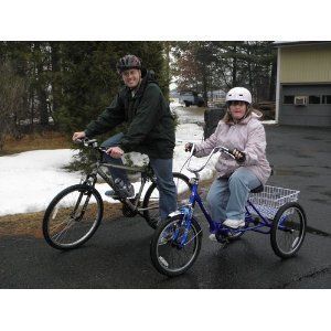 Westport Adult Folding 3 Wheel Bike Trike Tricycle Great Exercise 