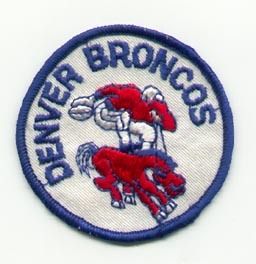 Denver Broncos Old AFL Bucking Logo Patch Unused