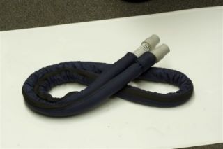 CPAP Supplies Tube Wrap w Zipper for 6 Tubing Black TC 6 Black