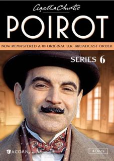 Agatha Christies Poirot Series 6 New SEALED 4 DVD Set 054961880799 