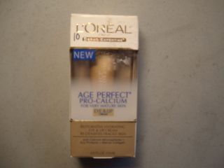 Loreal Age Perfect Pro Calcium Eye Lip Cream 0 5 Oz