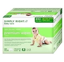 Simply Right Adult Baby Personal Care Premium Wipes 810 PK