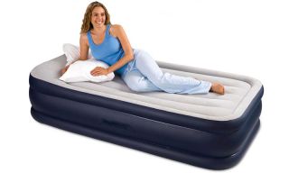   or Twin Pillow Rest Airbed Raised Air Mattress Bed with Pump 67737E