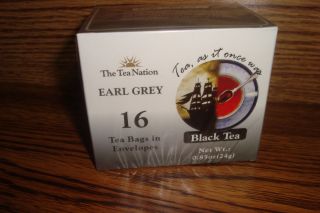 Sir Lanka Ceylon The Tea Nation Earl Grey Black Tea 16 Tea Bags