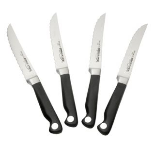 Ergo Chef 4pc Steak Knife Set Full Forged Knives