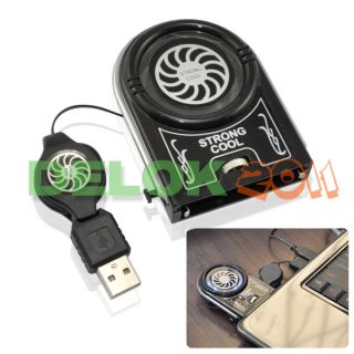 Mini USB Air Cooler Idea Cooling Fan for Laptop Notebook USA SHIP 