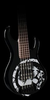 Rich John Moyer Signature Havoc 5 String Electric Bass Black 