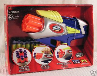 Air Zone Tek Six Dart Blaster Soft Dart Gun Toy New