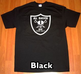 Al Davis Rip Hoodie Oakland T Shirt Memorial Tribute New Raider Nation 