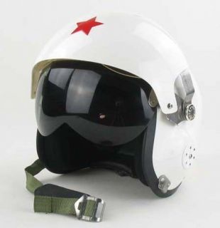 Chinese Air Force Jet Pilot Flight Helmet White