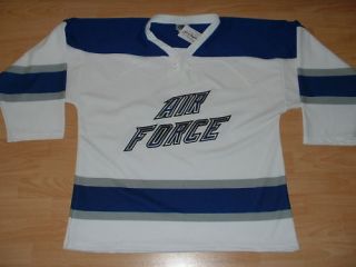 Air Force Falcons Stitched Hockey Jersey Mens Large