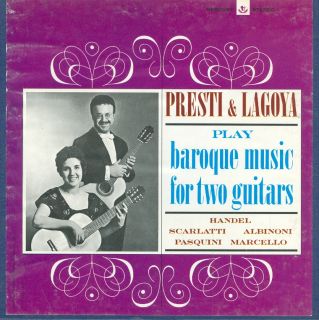 Reel to Reel Tape Mercury Presti Lagoya Baroque Music for Two Guitars 