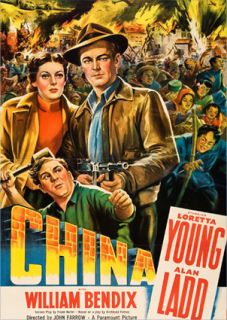 China 1943 DVD Movie Loretta Young Alan Ladd Adventure