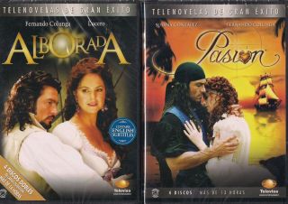 Alborada Pasion 2 DVD Pk 8 Disc Set Fernando Colunga Lucero Factory 
