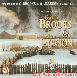 Pocket Songs Karaoke CDG 1634 Garth Brooks Alan Jackson 077712816342 